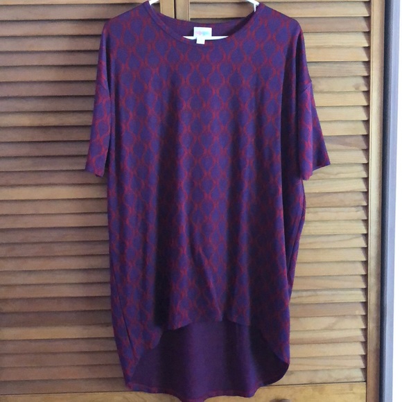 LuLaRoe Irma Tunic - Peacock - Picture 2 of 5